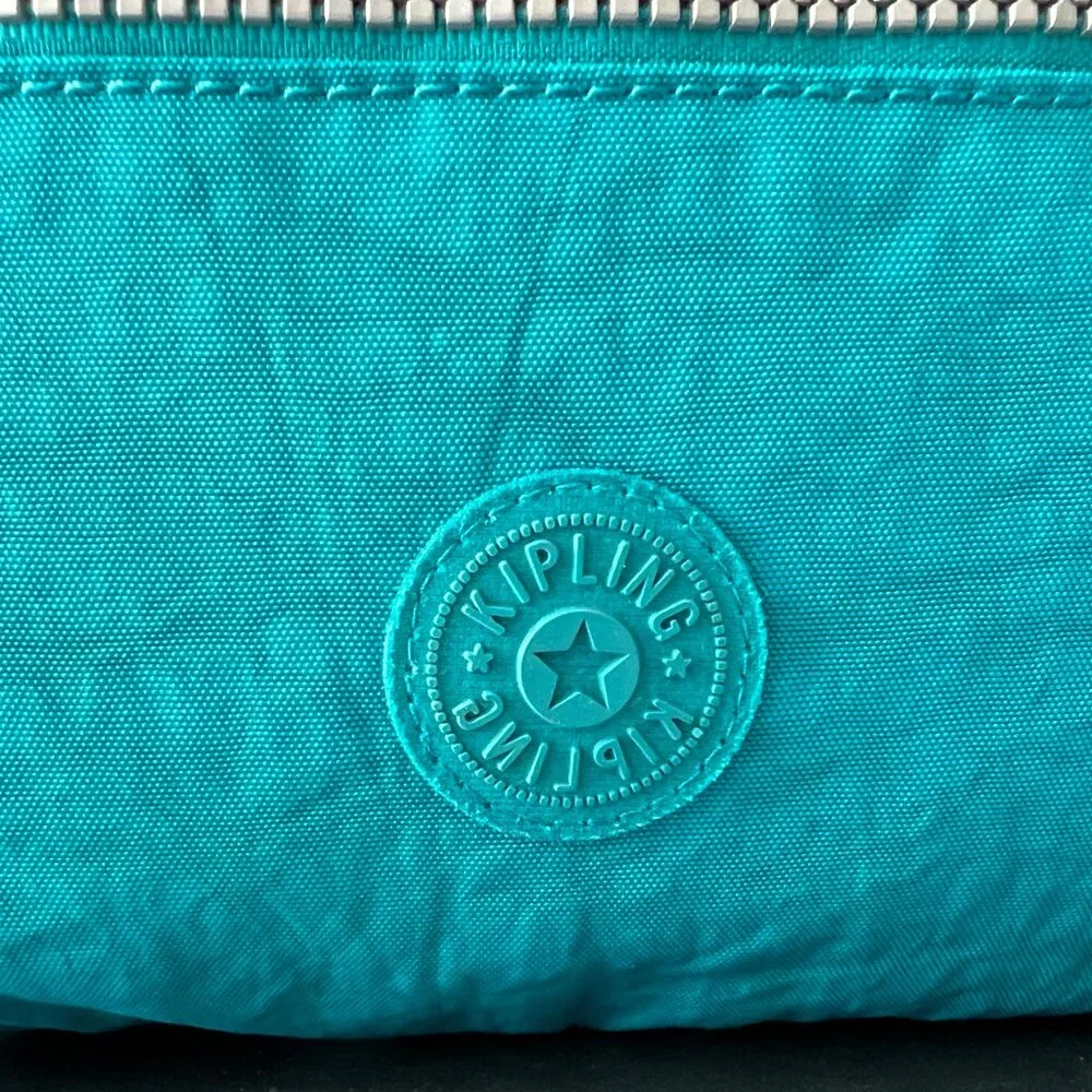 Kipling Alvar Crossbody Turquoise Zipper Bag, HB4061-484, Excellent Condition! - Picture 14 of 15